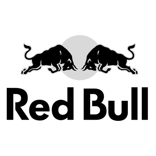 Logo de Red Bull, en partenariat avec Color Neon pour des enseignes lumineuses personnalisées, néons LED décoratifs sur mesure, et projets d'éclairage néon personnalisable.
