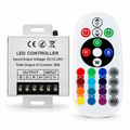 Télécommande infrarouge 24 touches et contrôleur RGB 36A pour néon et ruban LED — Color Neon