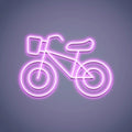 Close-up of the Glow Cycle Neon Light, a dynamic design that symbolizes movement and energy, perfect for modern spaces.