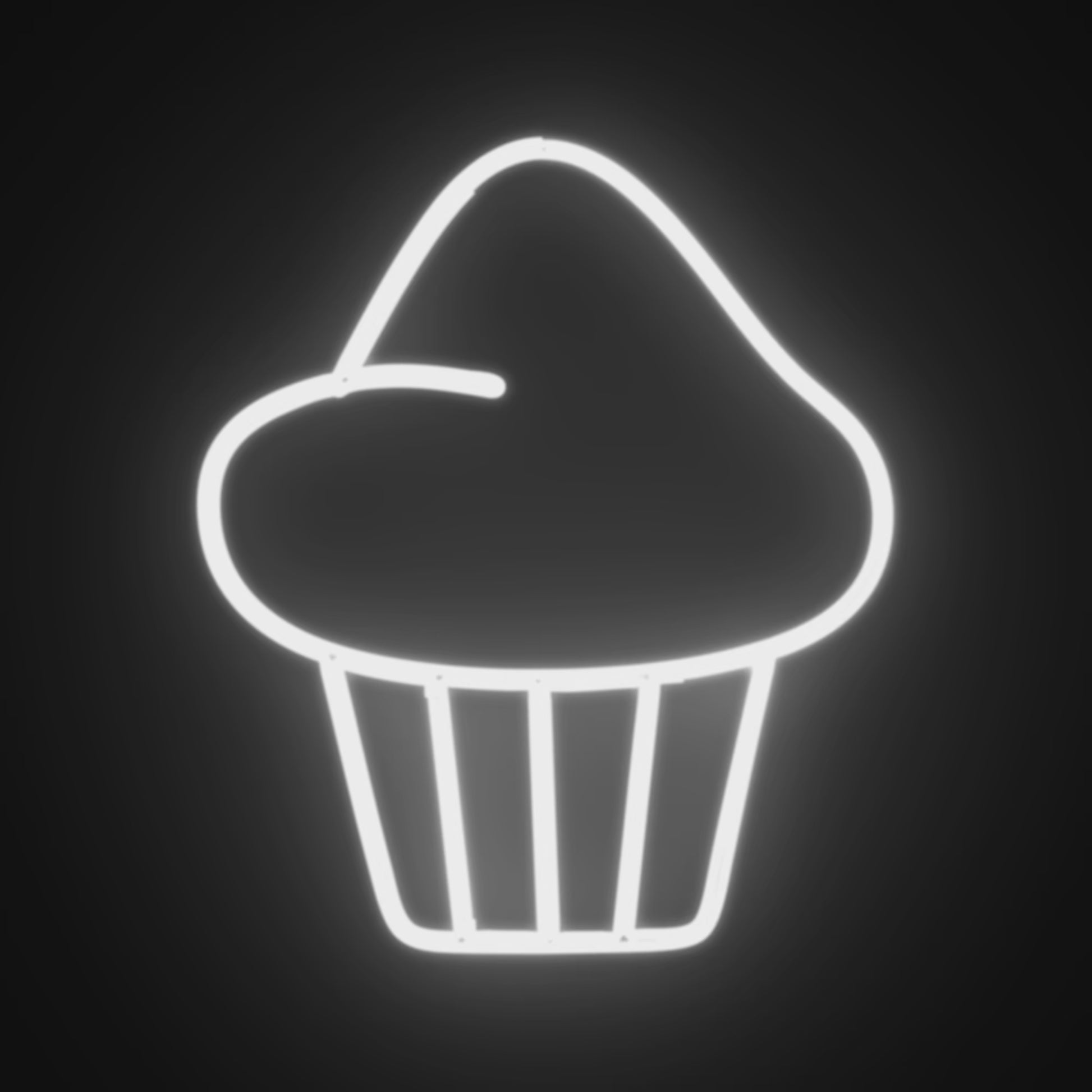 Watch the Cupcake Neon Light light up, adding sweetness and fun to your kitchen or dessert shop.