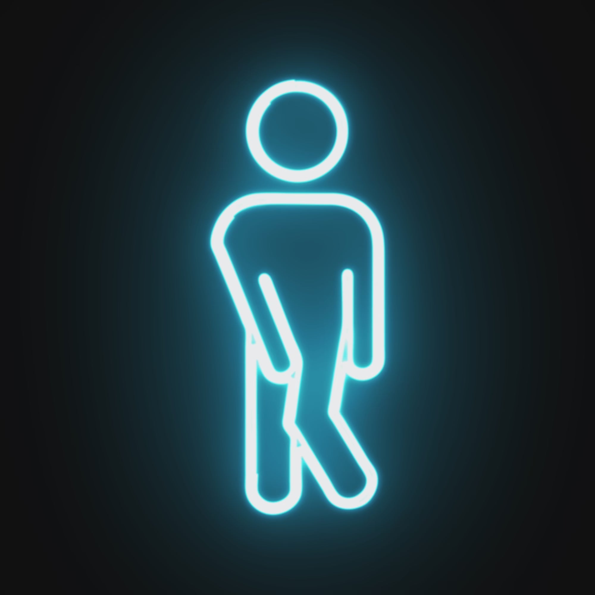 Watch the Men’s Restroom Neon Sign light up, providing clear direction and adding a modern touch to your business.